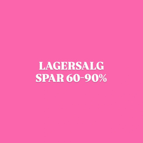 LAGERSALG -VILDERE BLIR DET IKKE 