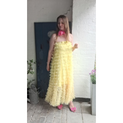 Tulle tyl skirt, Gul