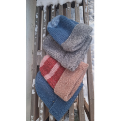 Hndstrikket hue, Alpaca uld