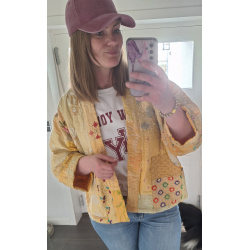 GITTE UNIKA Jakke, gult mix