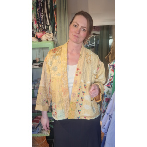 GITTE UNIKA Jakke, gult mix