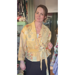 GITTE UNIKA Jakke, gult mix