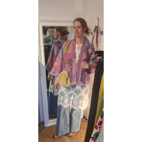 GITTE UNIKA Jakke, lilla mix