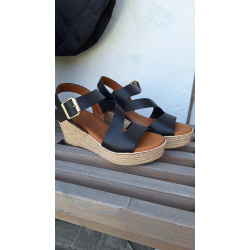 April sandal, sort, T&S