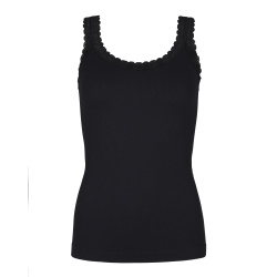 Frida rib top, alm lngde