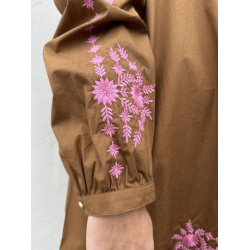 BERLIN dress, Nougat