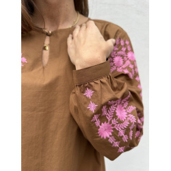 BERLIN dress, Nougat