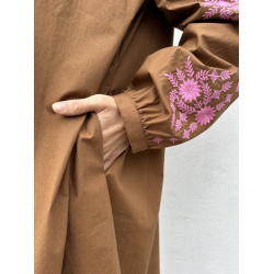 BERLIN dress, Nougat