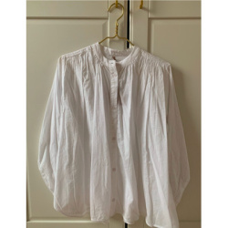 Let bluse, hvid,  Boho love