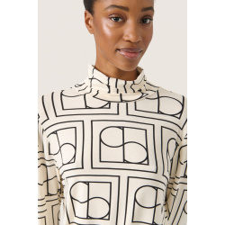 HANADI printet rollneck, SOAKED