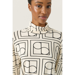 HANADI printet rollneck, SOAKED