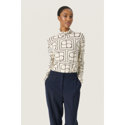 HANADI printet rollneck, SOAKED