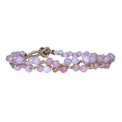 JILL JAKE pink opal armbnd, IBU 