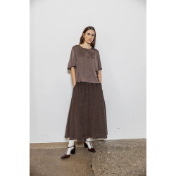 HAILEY SKIRT, FLJL, COFFEE