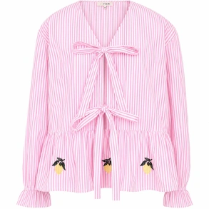 ALIZE bluse, Rose/ yellow