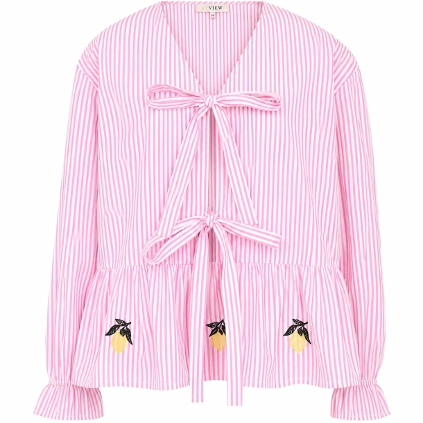 ALIZE bluse, Rose/ yellow