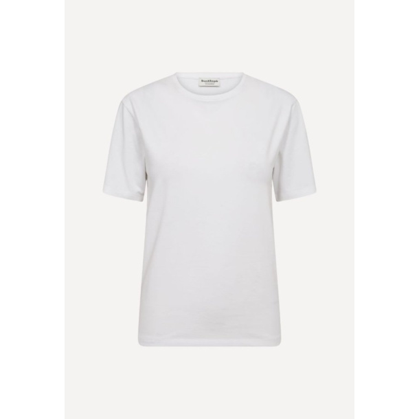 BS- ABELONE Basis Tee, Hvid/ Sort