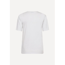 BS- ABELONE Basis Tee, Hvid/ Sort