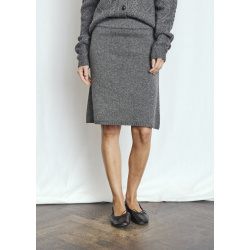 Bs-JUNE Strik nederdel, Brun&amp; Stengade