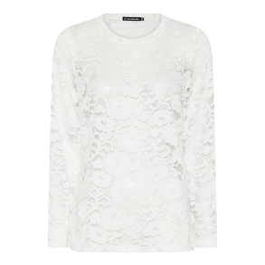 LUCY blonde mesh, hvid