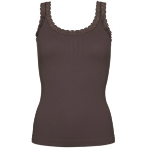 Frida rib top, alm længde