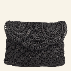 GERANI clutch, sort