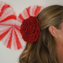 Stor DAISY blomst Hrklemme