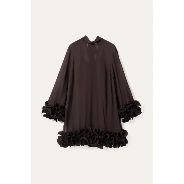 N-LATANIA dress, Chocolate_ NOELLA.            - Leverings klar nu ♡