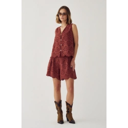 N-Maven MV Shorts, broderie anglaise