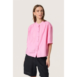 Emine Layna Shirt Rosebloom Short Sleeve, SOAKED