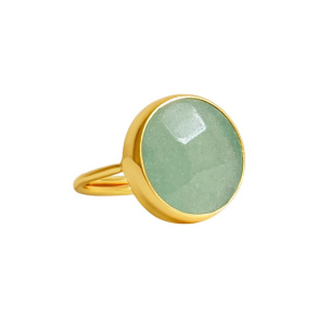 Mary justerbar ring, Aventurine