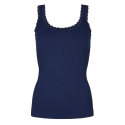 Frida rib top, alm l�ngde