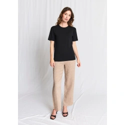 BA ABELONE Basis Tee, Hvid/ Sort