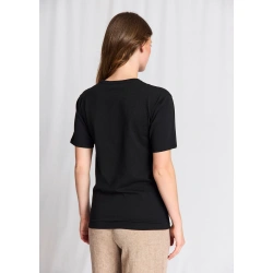 BA ABELONE Basis Tee, Hvid/ Sort