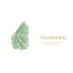 Mary justerbar ring, Aventurine