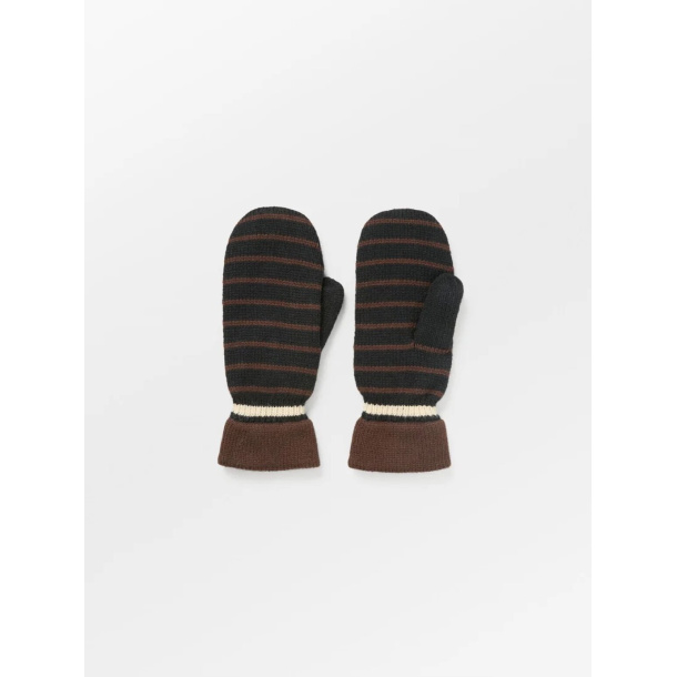 Stribet strikket luffer