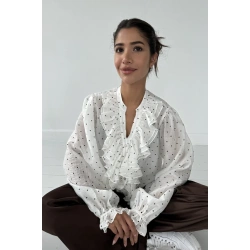 FRIDA DOT bluse, Continue