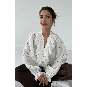 FRIDA DOT bluse, Continue