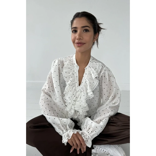 FRIDA DOT bluse, Continue