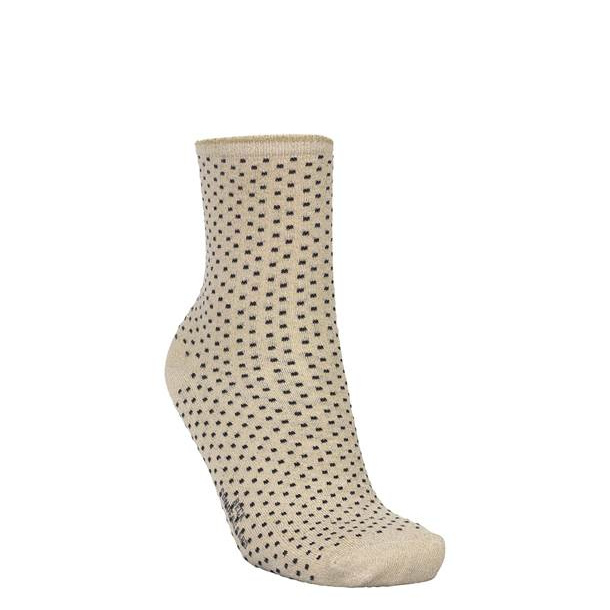 DINA small dots strmper med glimmer