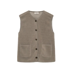 FQ TEDDY vest- desert taupe