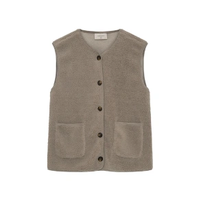 FQ TEDDY vest- desert taupe