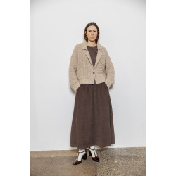 HAILEY SKIRT, FLJL, COFFEE