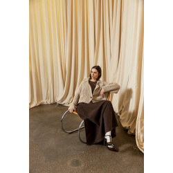 HAILEY SKIRT, FLJL, COFFEE