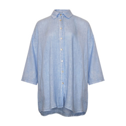 JENNA Oversize Hr skjorte, Tiffany