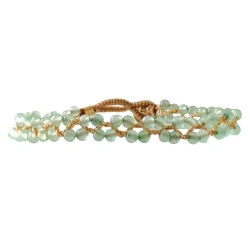 JILL JAKE armbnd, aventurine, IBU 