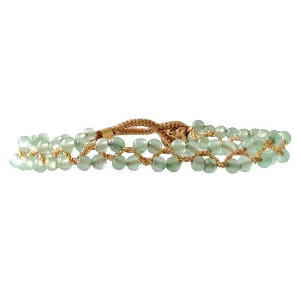 JILL JAKE armbnd, aventurine, IBU 