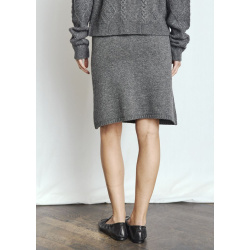 Bs-JUNE Strik nederdel, Brun&amp; Stengade