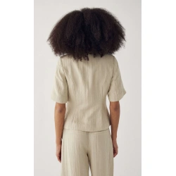 N- KASAUNDRA Blazer- Oyster, NOELLA