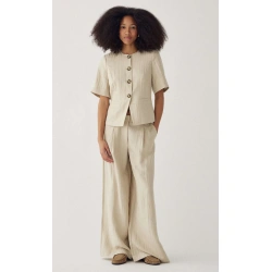 N- KASAUNDRA Blazer- Oyster, NOELLA